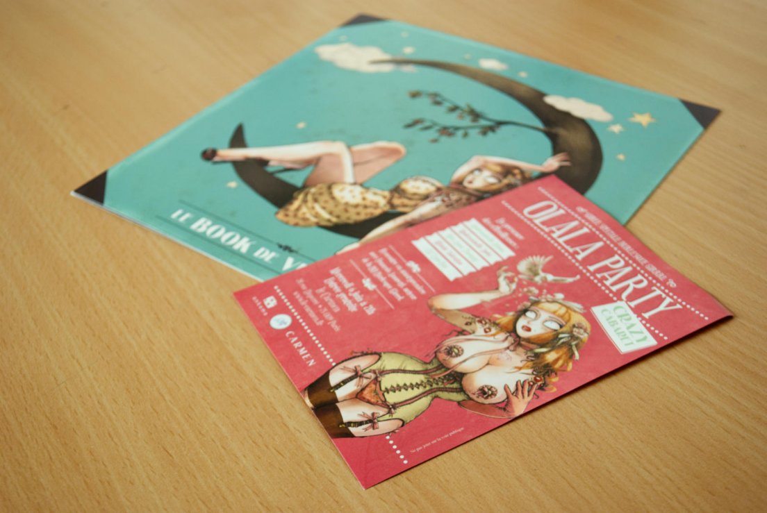Flyer de la Olala Party soirée spéciale Burlesque Girrrl et le book de Violette, july 2012 Flyer de la Olala Party soirée spéciale Burlesque Girrrl et le book de Violette