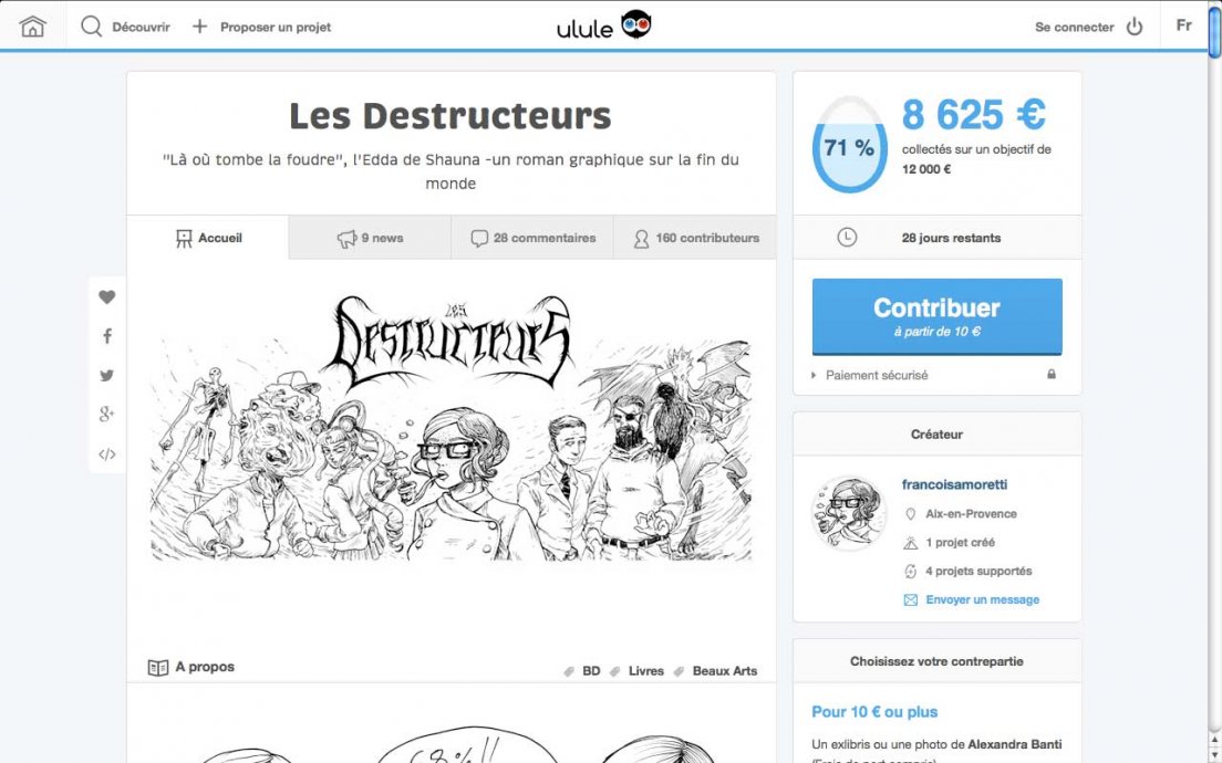 Les Destructeurs sur Ulule en français Les Destructeurs sur Ulule en français
