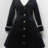 Metamorphose — Velveteen Dress Coat — Black