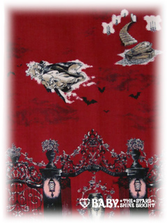 Alice and the Pirates — Vampire Requiem skirt — Red — [detail]