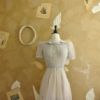 Very Vintage Store — Late 1930s or Early 1940s chiffon dress — Pale blue
