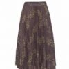 Lena Hoschek — Plissée skirt — Winter flowers