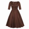 Lena Hoschek — Yves dress — Noisette