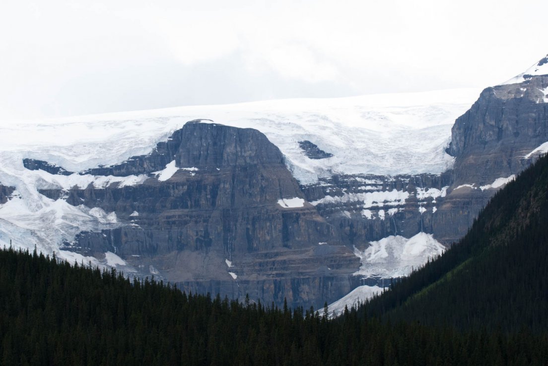 Mountain relief, Icefields parkway between Banff National Park and Jasper National Park #181, 31 july 2016 Mountain relief