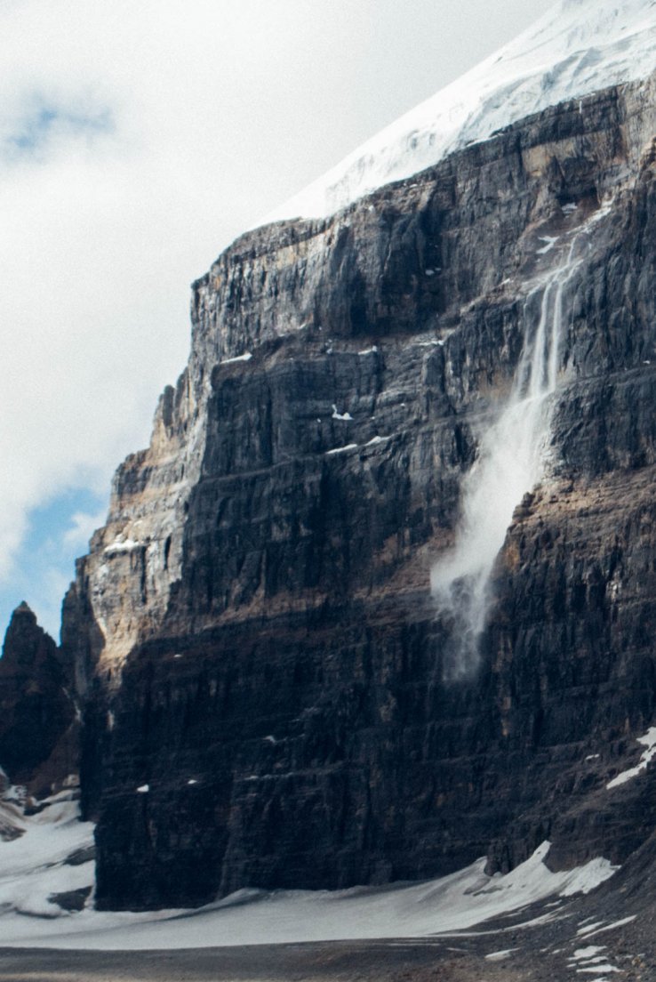 Avalanche on the Three Glaciers Trail