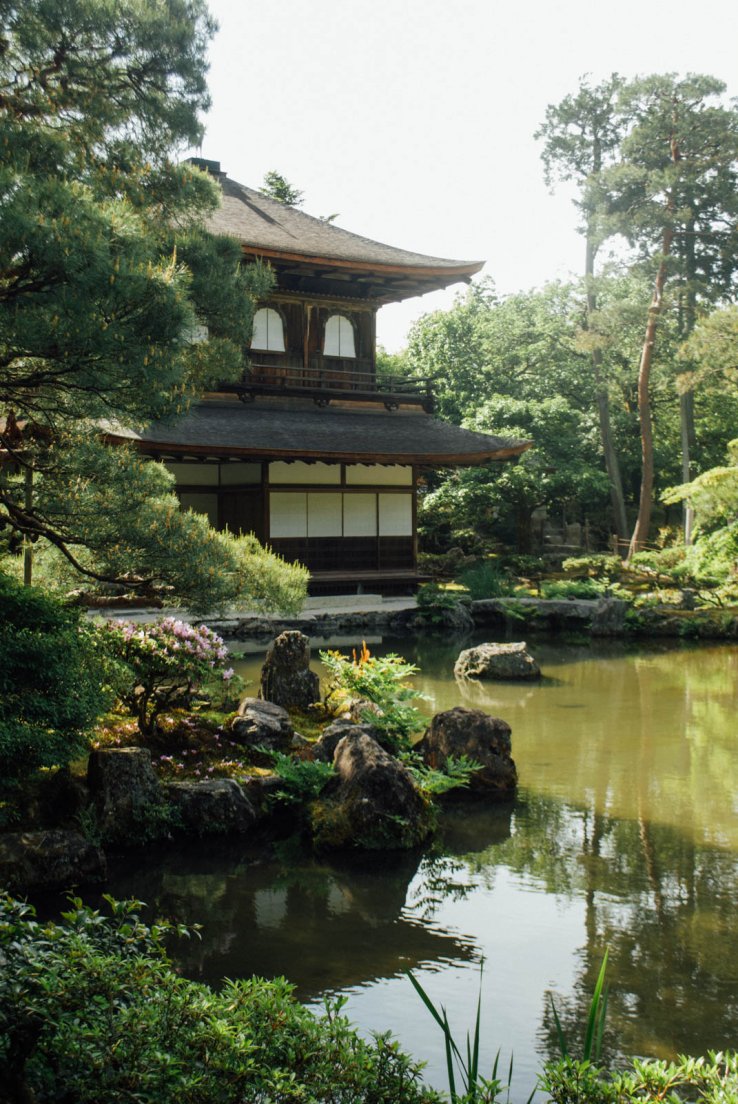 Ginkaku-ji and its pond
