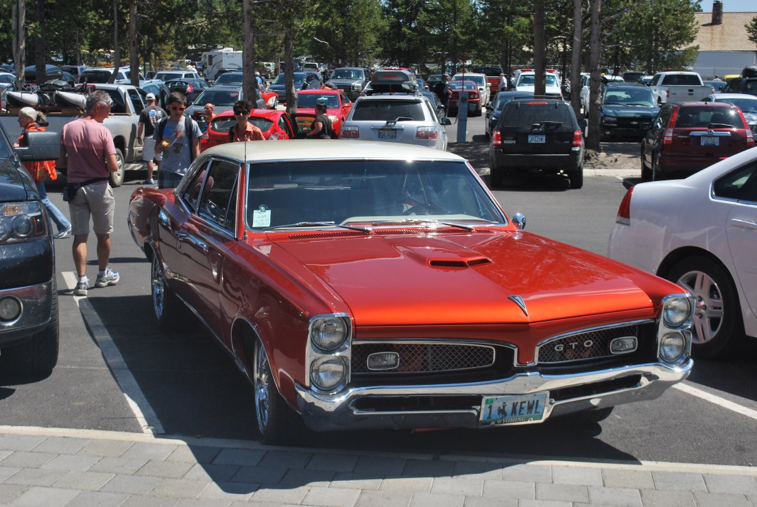 Parked Pontiac GTO